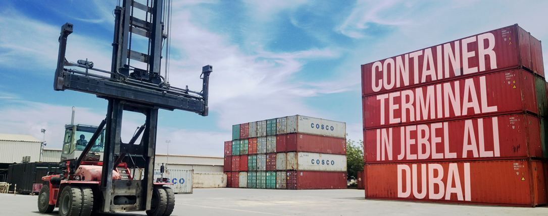 Container terminal in Jebel Ali